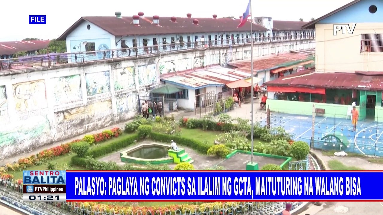 Palasyo: Paglaya ng convicts sa ilalim ng GCTA, maituturing na walang bisa