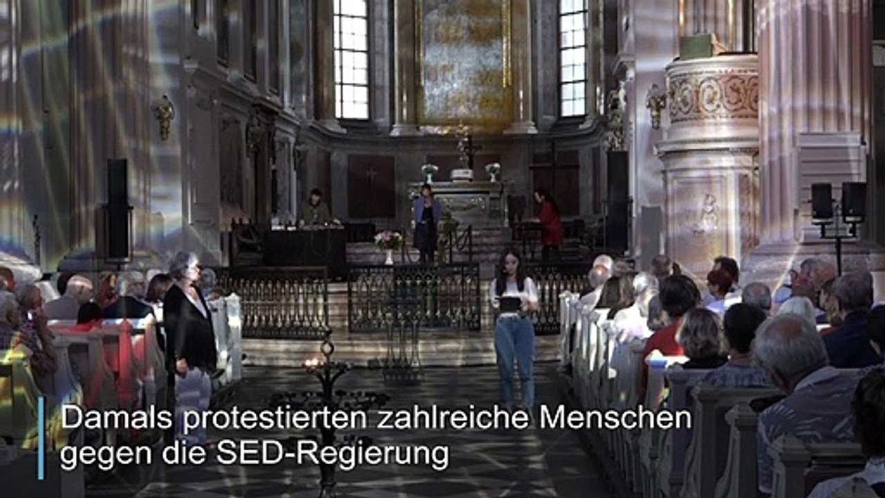 "lichträume" in leipzig erinnen an friedliche revolution