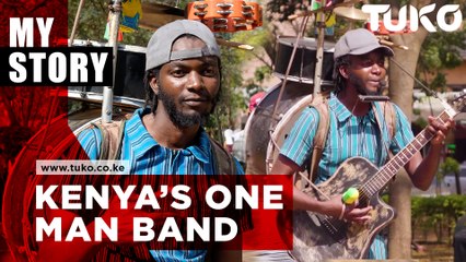 Kenyan man playing ten instruments at once