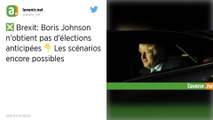 Brexit : La demande d’élections anticipées de Boris Johnson rejetée par le Parlement britannique