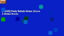 [READ] Peds Rehab Notes (Davis s Notes Book)