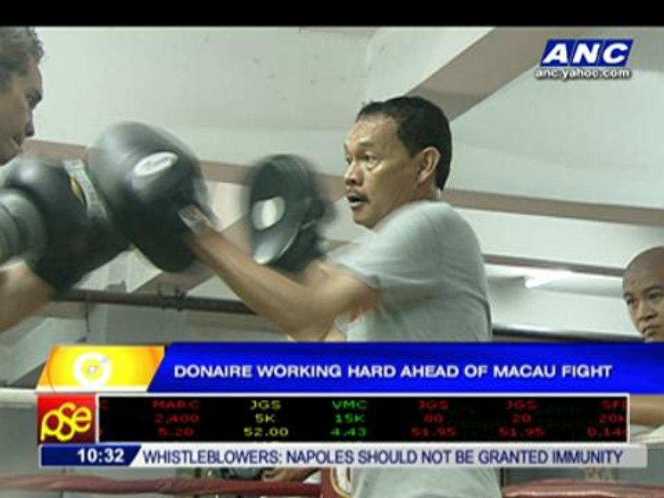 Donaire working hard ahead of Vetyeka fight