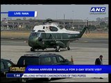 WATCH: Obama arrives in PH