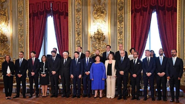 Roma - Governo Conte 2 , il giuramento al Quirinale (05.09.19)