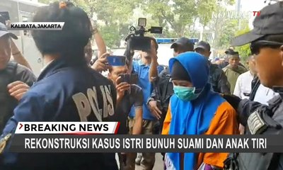Polisi Gelar Rekonstruksi Kasus Aulia Kesuma, Pembunuh Suami-Anak