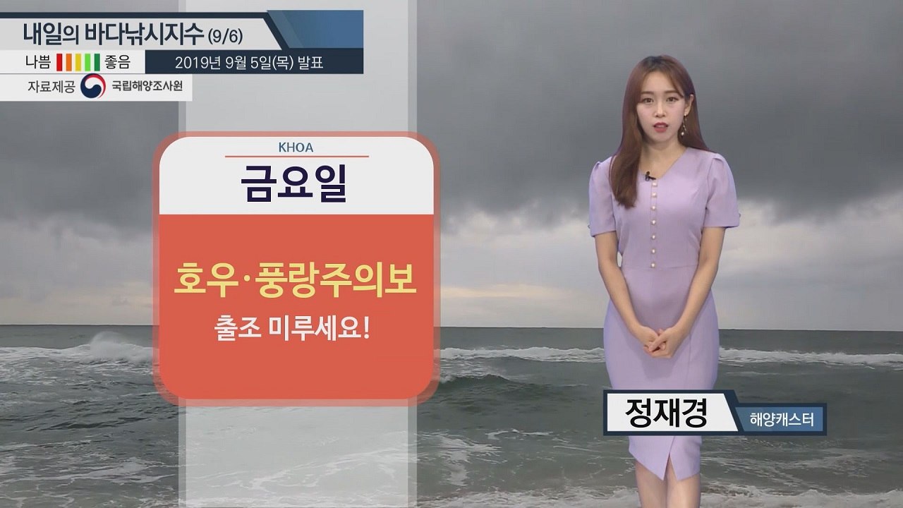 [내일의 바다낚시지수] 9월6일 황해 남해 거센 바람 높은 너울... 제주 동부 호우주의보 / YTN