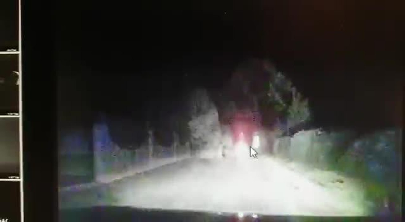 Moped chase