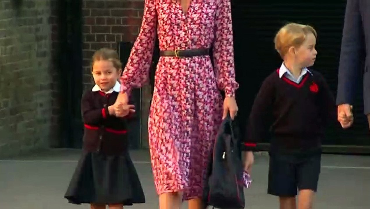 UK's Princess Charlotte's first day of school