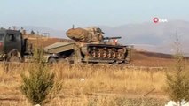 Hatay sınır birliklerine tank sevkiyatı sürüyor