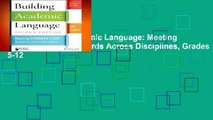 [Doc] Building Academic Language: Meeting Common Core Standards Across Disciplines, Grades 5-12