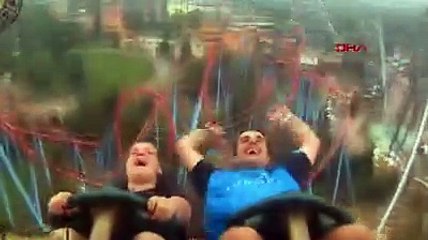 Hız treninde düşen telefonu havada kaptı