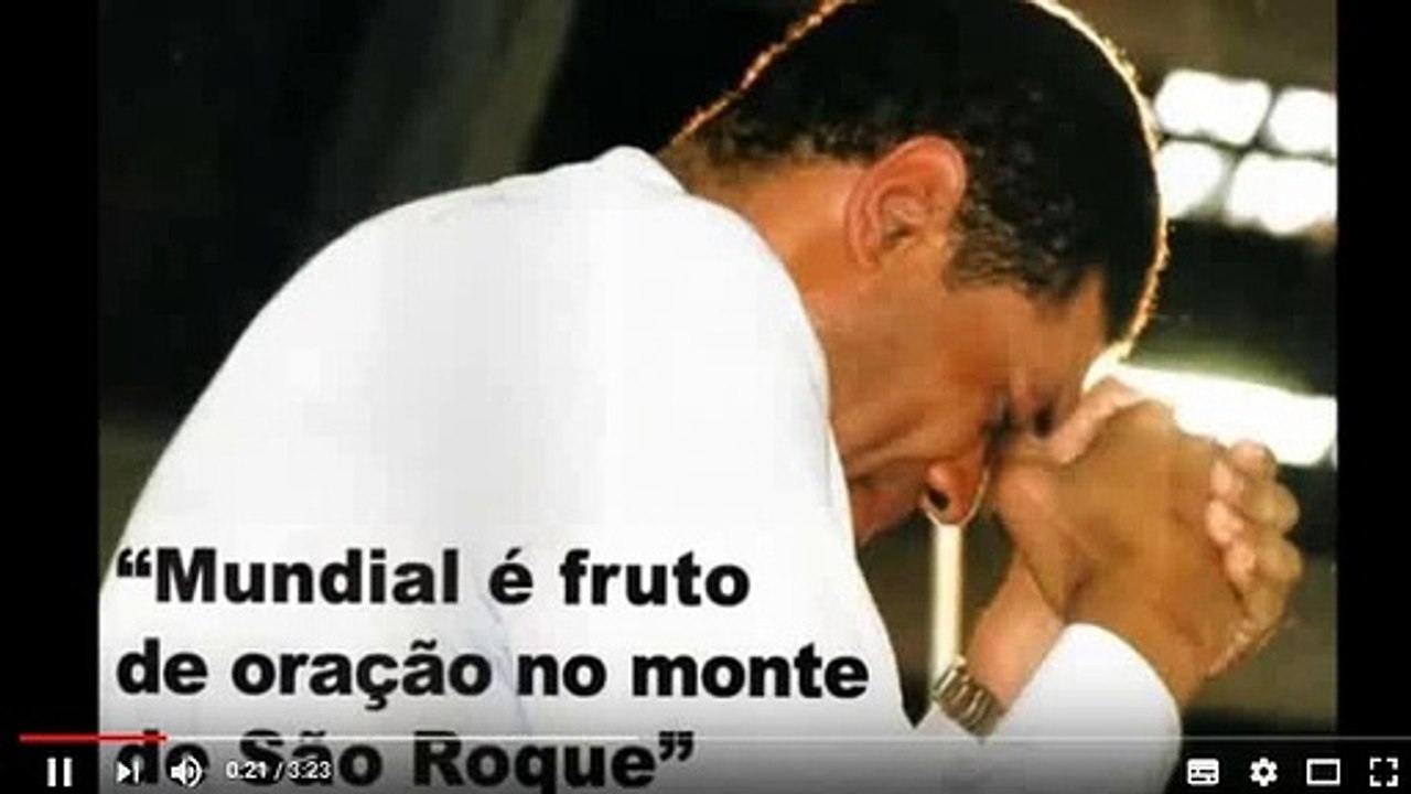 ORAÇAO COM APOSTOLO PEQUE SEU COPO COM AGUA