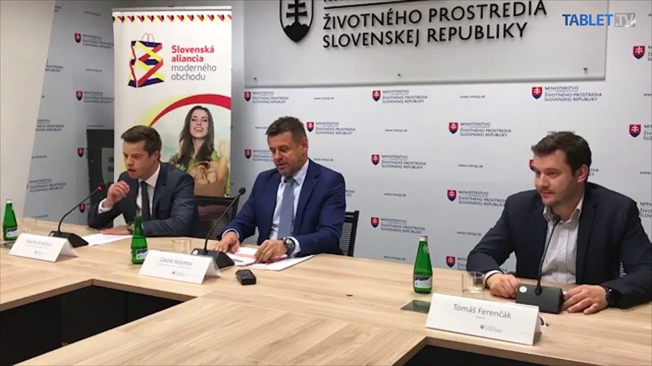 ZÁZNAM: Brífing Ministerstva životného prostredia SR a Slovenskej aliancie moderného obchodu (SAMO)