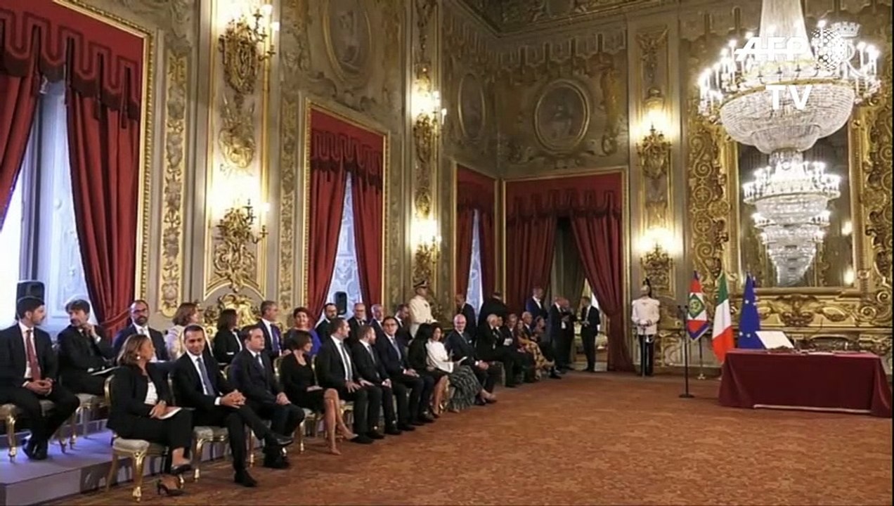 Neue Regierung in Italien vereidigt