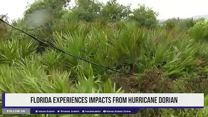 Florida experiences impacts from Hurricane Dorian
