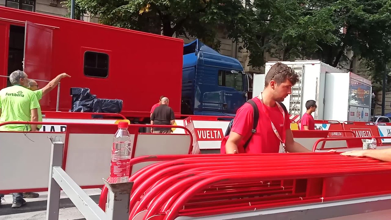 Bilbao se prepara para la llegada de la Vuelta Ciclista a España