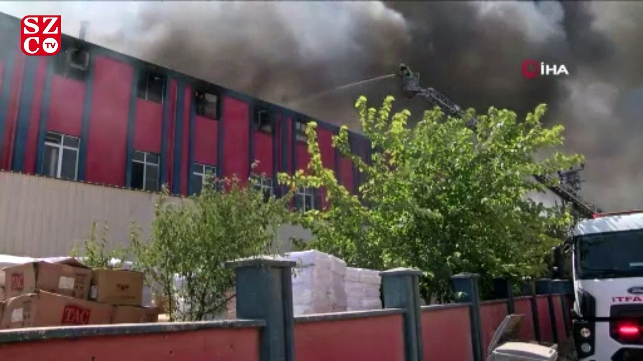 Bursa’da tekstil fabrikasında büyük yangın