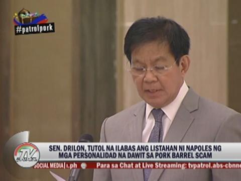 Senators divided over Napoles' list