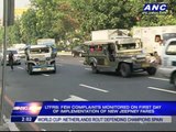 LTFRB: Few complaints on 1st day of jeepney fare hike