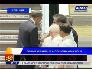 Obama leaves PH, caps 4-nation Asia tour