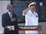 Obama honors fallen soldiers at American Cemetery
