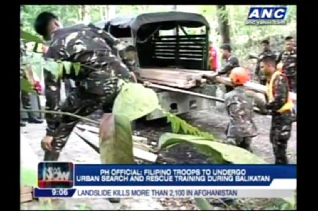 Balikatan exercise features quake response course