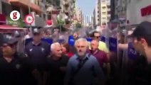 İzmir'de HDP'li belediyelere kayyım atanmasını protesto edenlere polis saldırdı