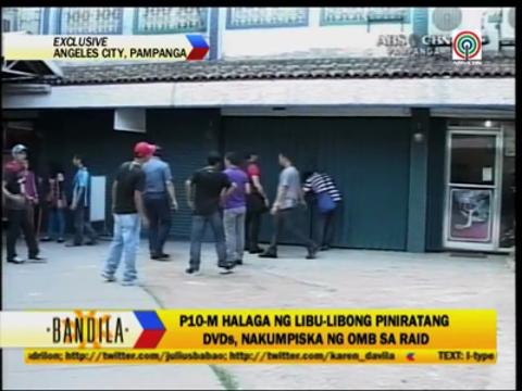 P10M worth of pirated DVDs seized in Pampanga