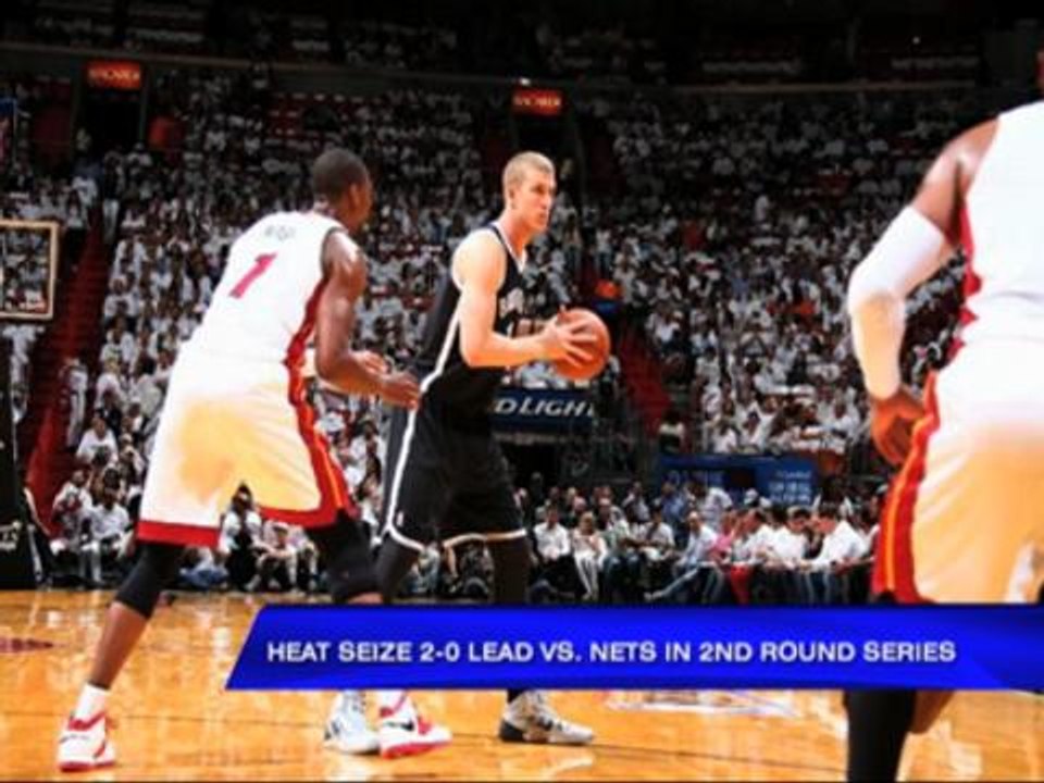 Heat seize 2-0 lead vs. Nets