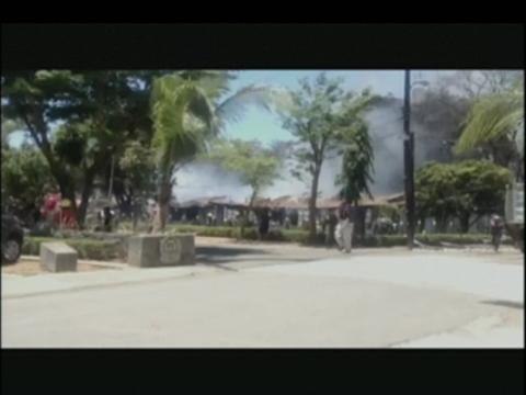 'Rain of bullets' as fire hits Army support HQ