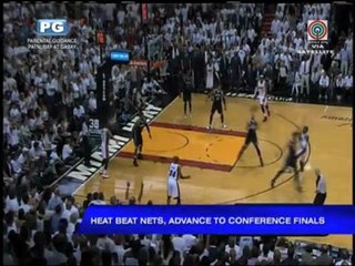 Heat beats Nets, advances to Conference Finals