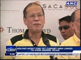 PNoy won't fire Cabinet men linked to pork scam
