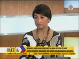 Kim Henares takes hot seat on 'Bandila'