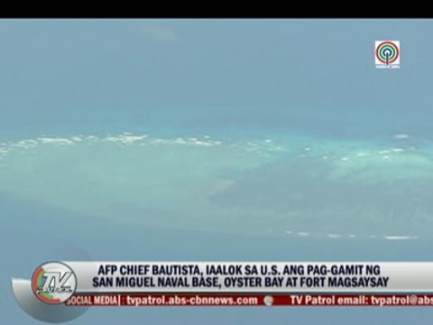 AFP chief offers 3 PH bases for US troops