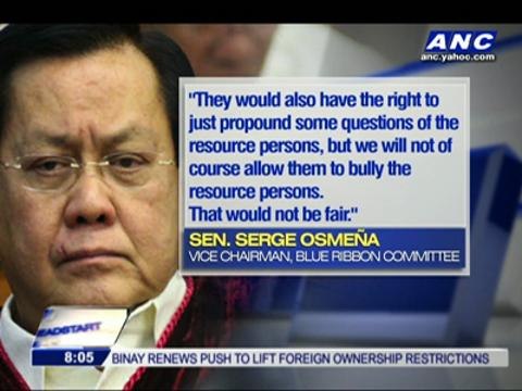 Senate to allow Napoles to name names