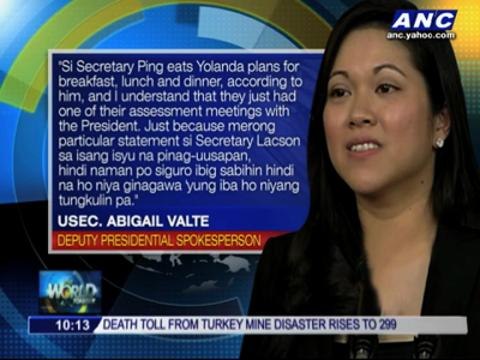 Palace: Lacson doing his job as Yolanda rehab chief