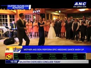 Viral video: Epic mother-son wedding dance mashup