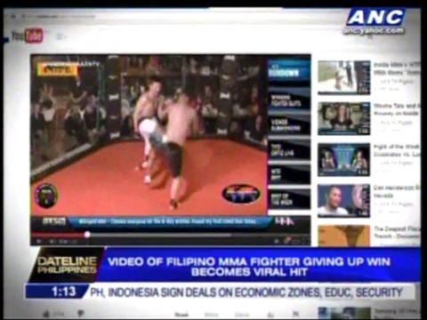 Pinoy MMA fighter explains why he tapped out