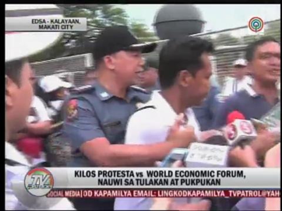 WATCH: Arrests made in anti-WEF protest