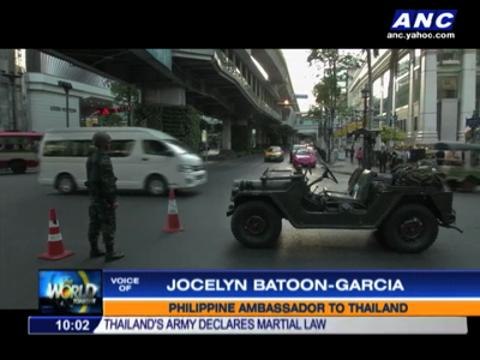 Philippines ready to evacuate Pinoys in Thailand