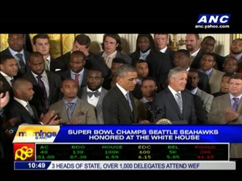 Seahawks honored at the White House