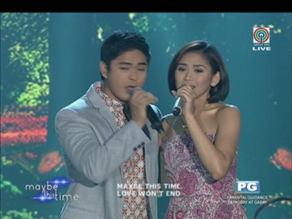 WATCH: Sarah, Coco in 'Maybe This Time' duet