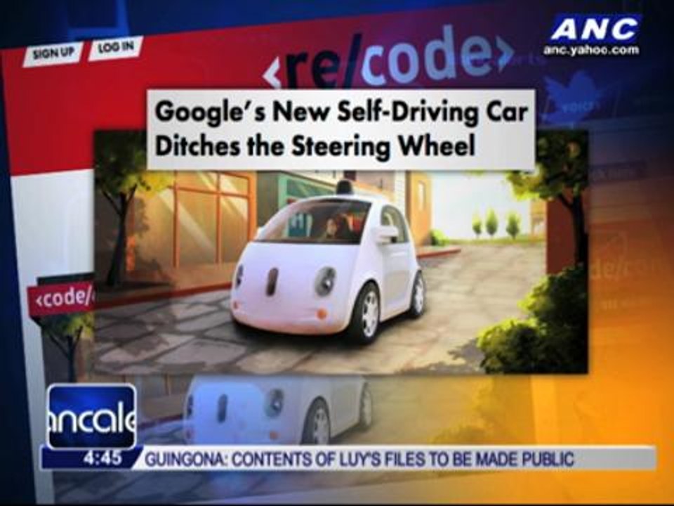 Google ditches steering wheel for new self-driving car