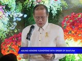 PNoy honors Yudhoyono with Order of Sikatuna