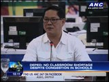 No more classroom shortage, DepEd claims