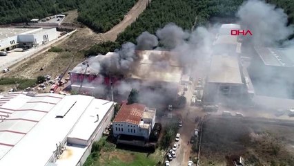 Bursa tekstil fabrikasında yangın-2