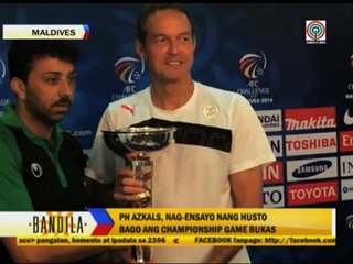 WATCH: Azkals gear up for finals vs Palestine