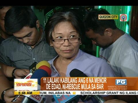 6 minors rescued from QC gay bar