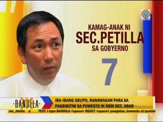 Abad urged to resign over 'nepotism'