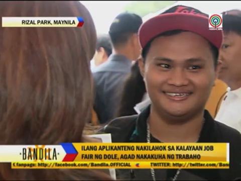 Applicants get instant job at Kalayaan Job Fair